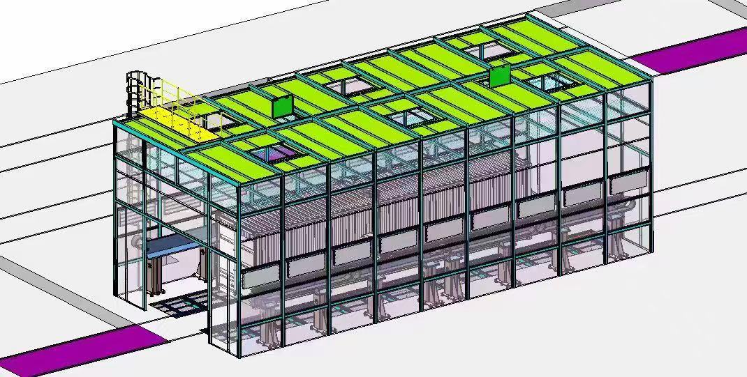 Container Automatic Coating Production Line