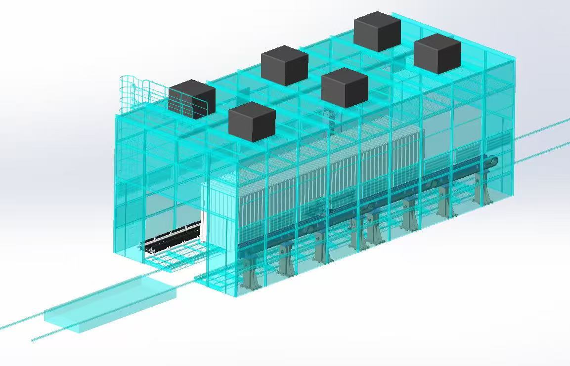 Container Automatic Coating Production Line
